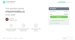 Desktop Screenshot of maxmedia.us